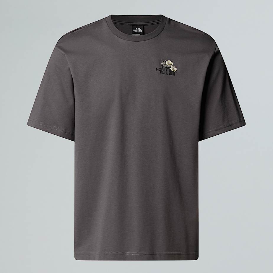 The North Face Unisex Dome Flower Relaxed Graphic T-shirt Anthracite Grey