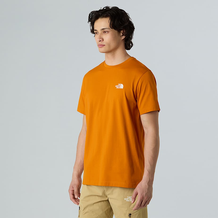 The North Face Men’s Simple Dome T-shirt Agate Orange