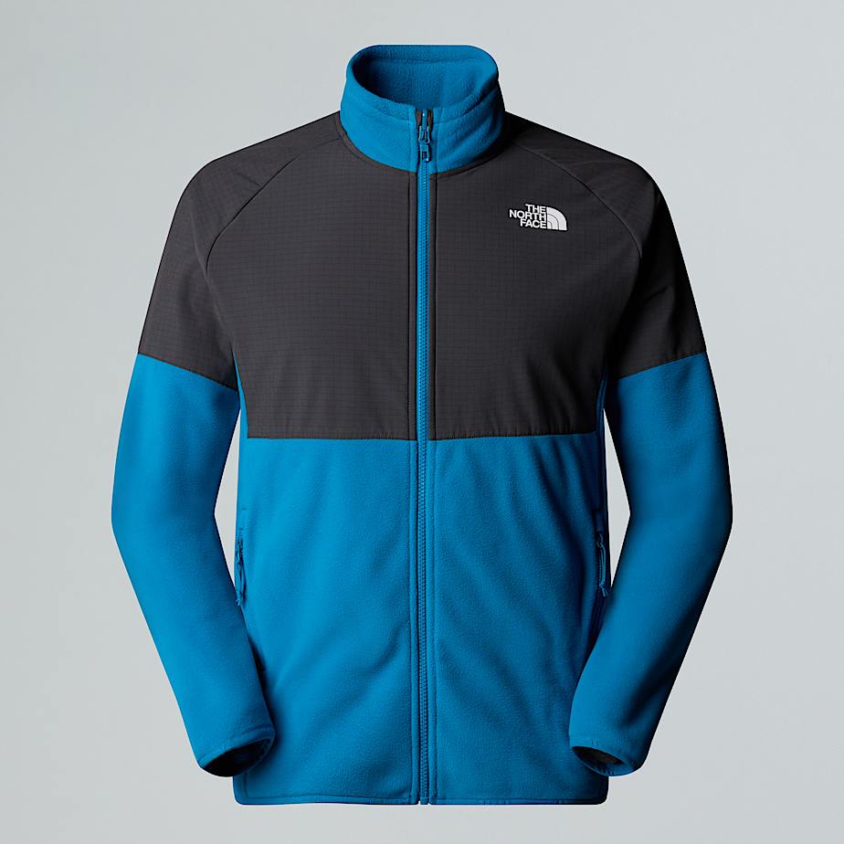 The North Face Men's Glacier Heavyweight Full-zip Fleece Dusk Blue-asphalt Grey