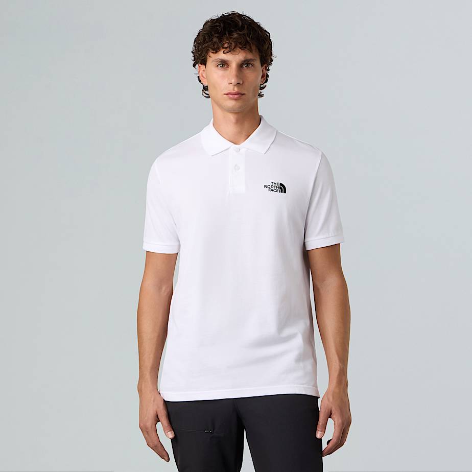 The North Face Piquet Poloshirt Für Herren Tnf White 