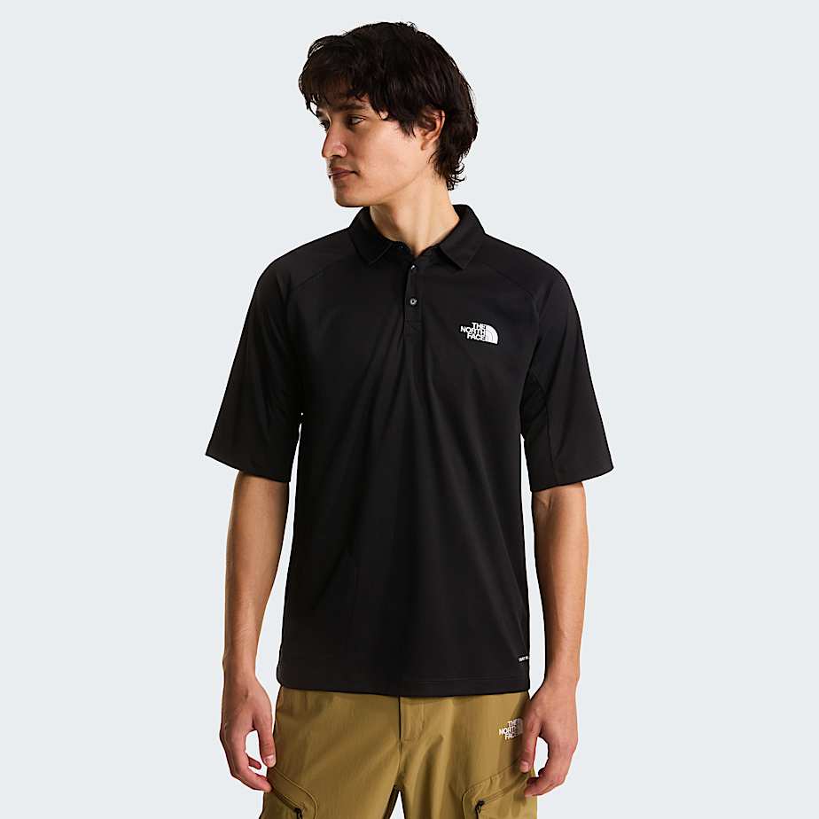 The North Face Lightrange™ Klein Verstaubares Polo-shirt Für Herren Tnf Black 