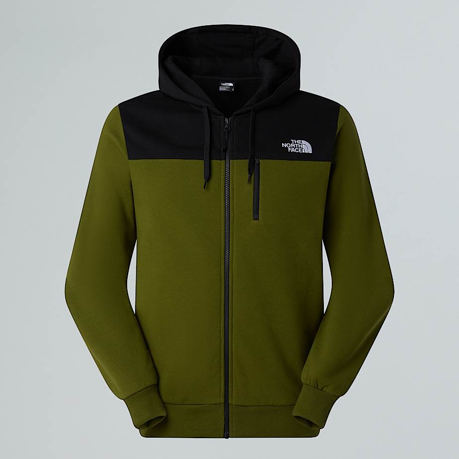 The North Face Sweat À Capuche Tech New Peak Pour Homme Forest Olive-Tnf Black Taille Xs Male-image