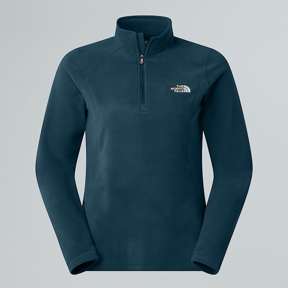 The North Face Emilio Fleece Mit 1/4-Langem Rv FüR Damen Midnight Petrol GrößE S Female-image