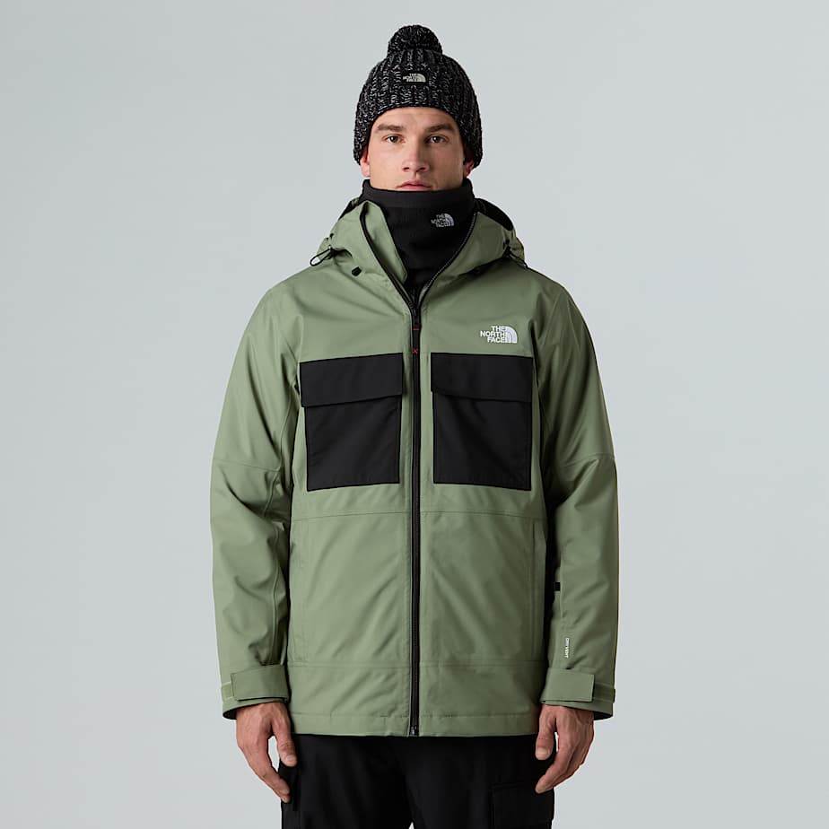The North Face Fourbarrel Triclimate 3-in-1 Jacke Für Herren Bark Mist-tnf Black 