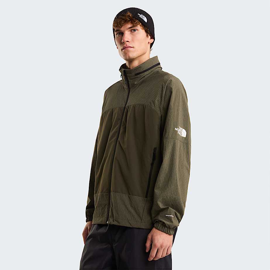 The North Face Men's Hike Utility Wind Jacket New Taupe Green