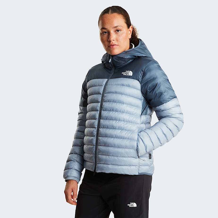 The North Face Women's Terra Peak Hooded Jacket Frost Grey-granite Grey