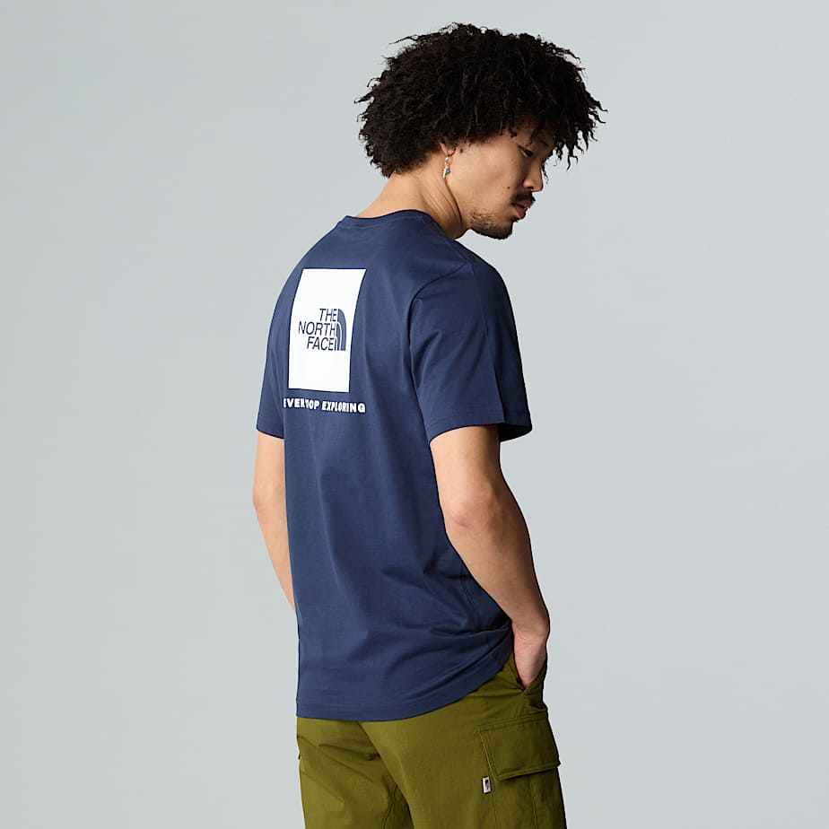 The North Face Men’s Nse Box T-shirt Summit Navy-tnf White