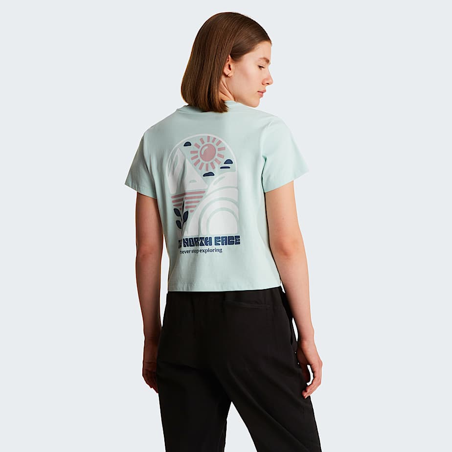 The North Face Women's Sun Regular Graphic T-shirt Opal Frost
