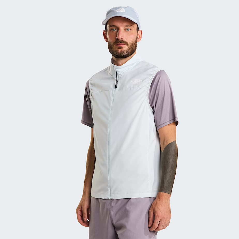 The North Face Men's Fontanales Wind Gilet Pearl Stone