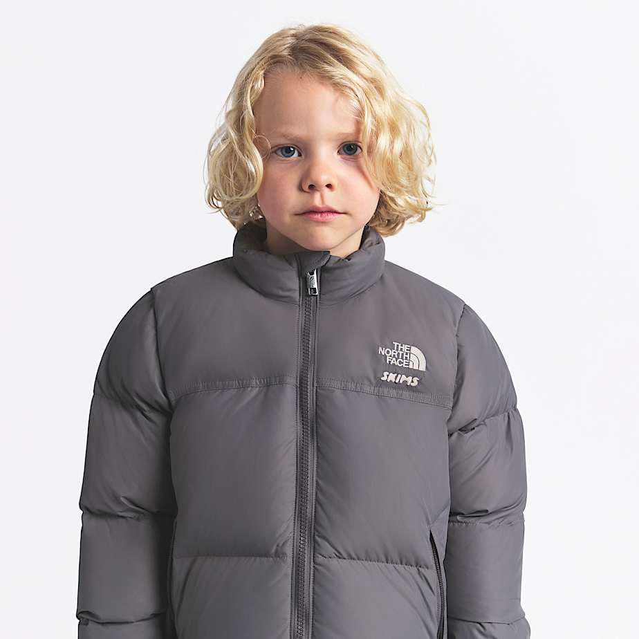 The North Face Kids The North Face X Skims 1996 Nuptse Jacke Sk Gunmetal GrößE 4 Jahre Unisex-image