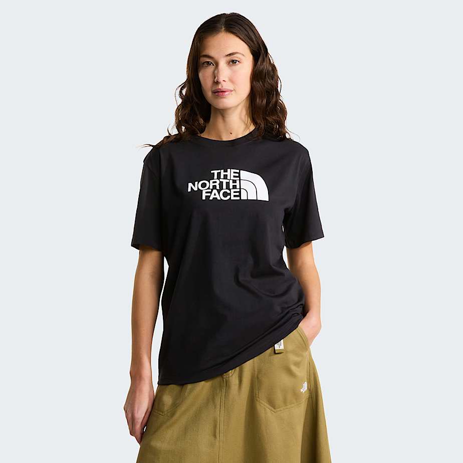 The North Face Evolution Half Dome Relaxt Geschnittenes T-shirt Für Damen Tnf Black-tnf White 