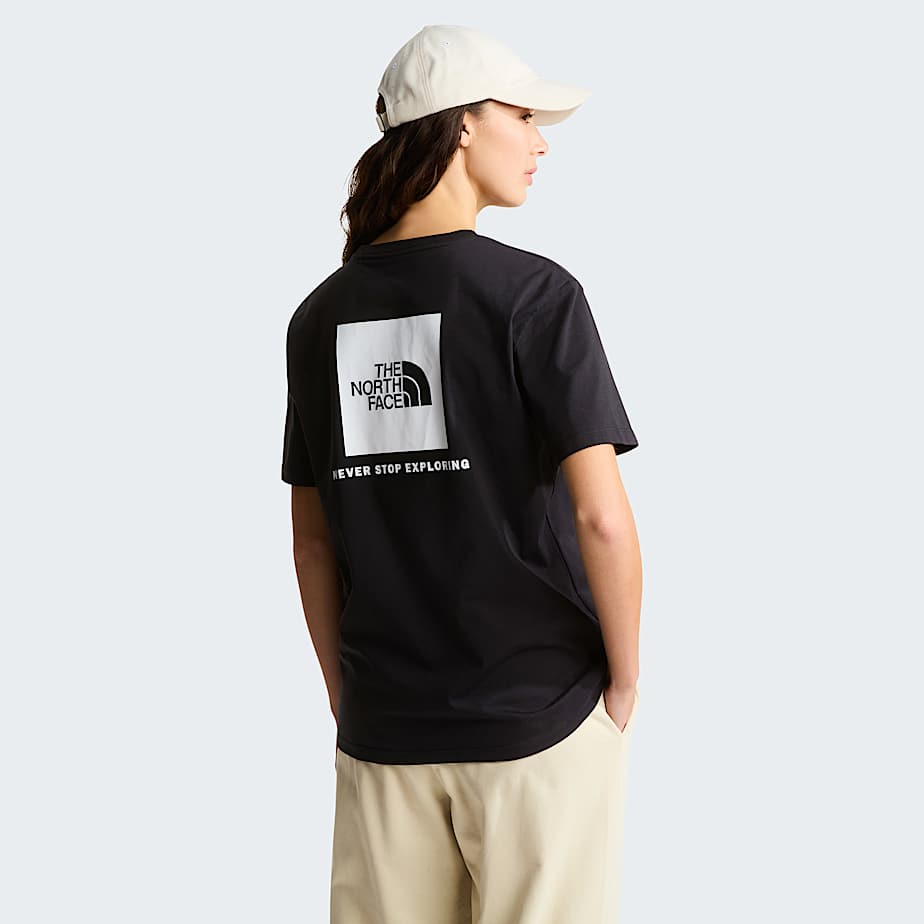 The North Face Evolution Nse Box Relaxt Geschnittenes T-shirt Für Damen Tnf Black-tnf White 