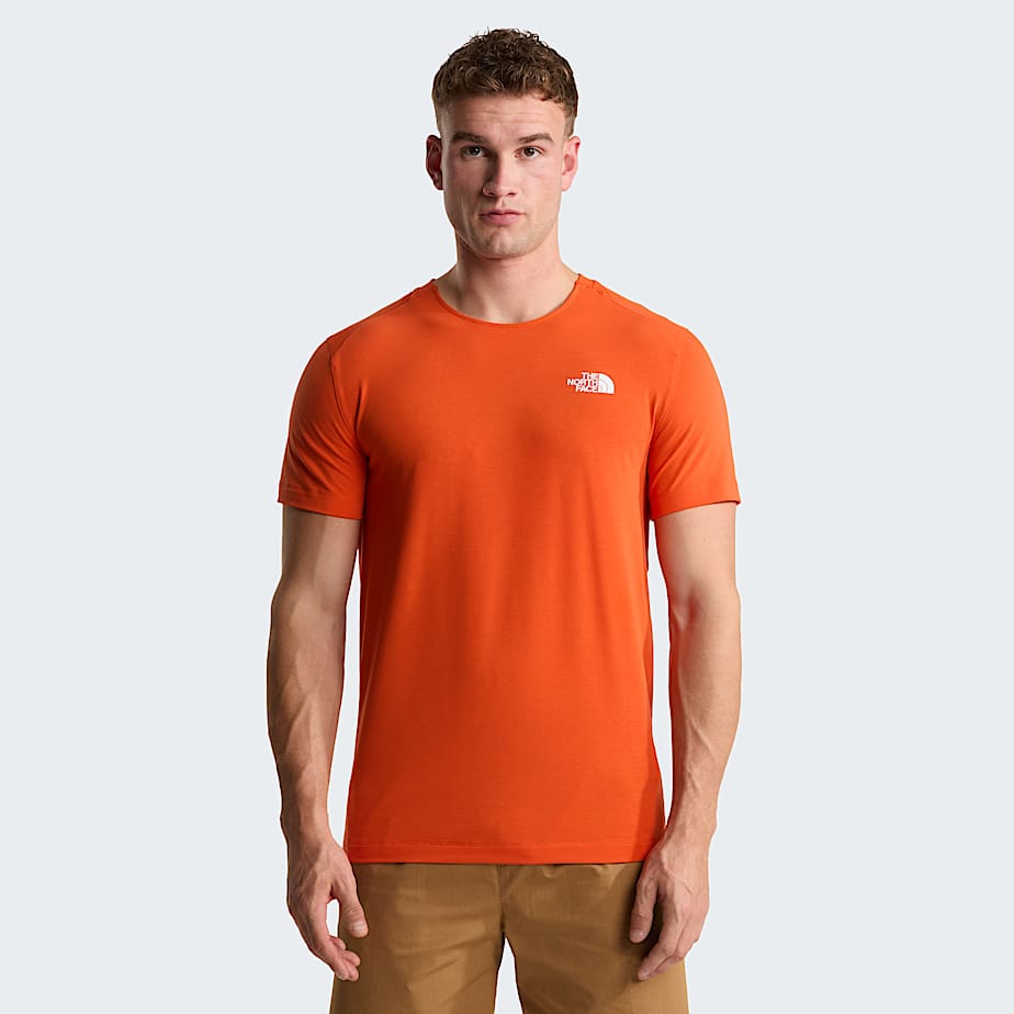 The North Face Lightning Alpine T-shirt Für Herren Lava Red 