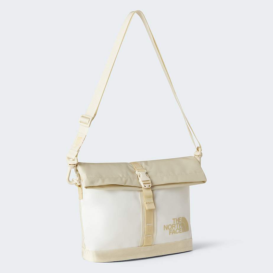 The North Face Base Camp Shoulder Bag White Ash-calacatta-pale Khaki One