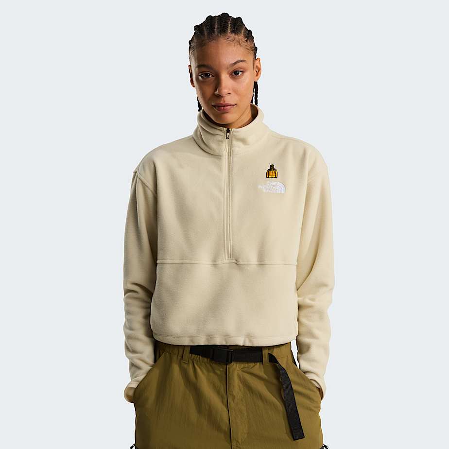 The North Face Women's 60th Anniversary Glacier Short Fleece Desert Stone
