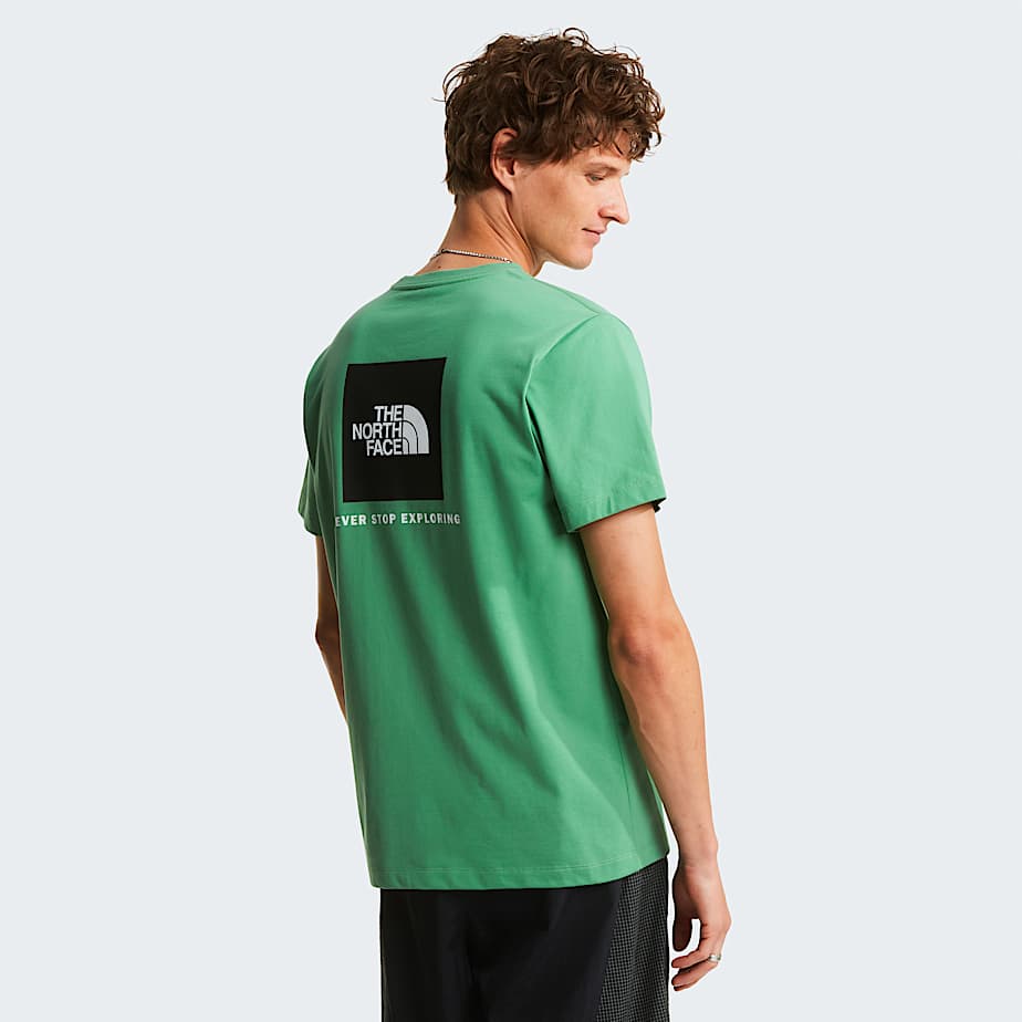 The North Face Evolution Nse Box Normal Geschnittenes T-Shirt FüR Herren Dimmed Algae GrößE Xs Male-image