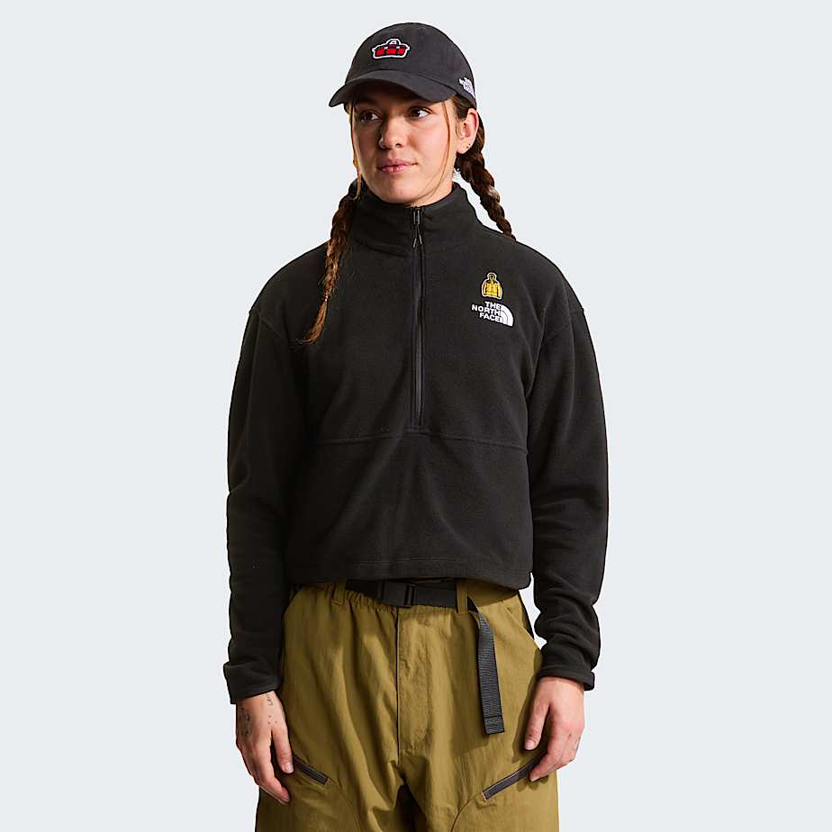 The North Face Women's 60th Anniversary Glacier Short Fleece Tnf Black