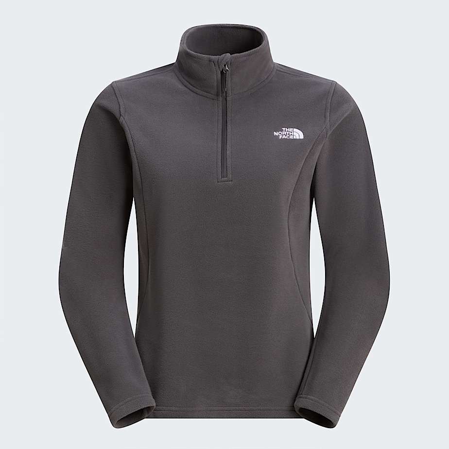 The North Face Women's Emilia 1/4 Zip Fleece Anthracite Grey