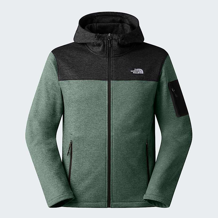 The North Face Men's Tech Emilio Fleece Jacket Tnf Black Heather