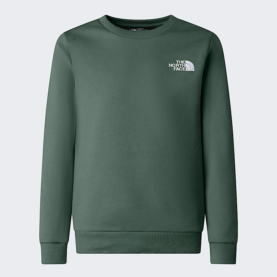 The North Face Teens' Crew Neck Sweatshirt Duck Green