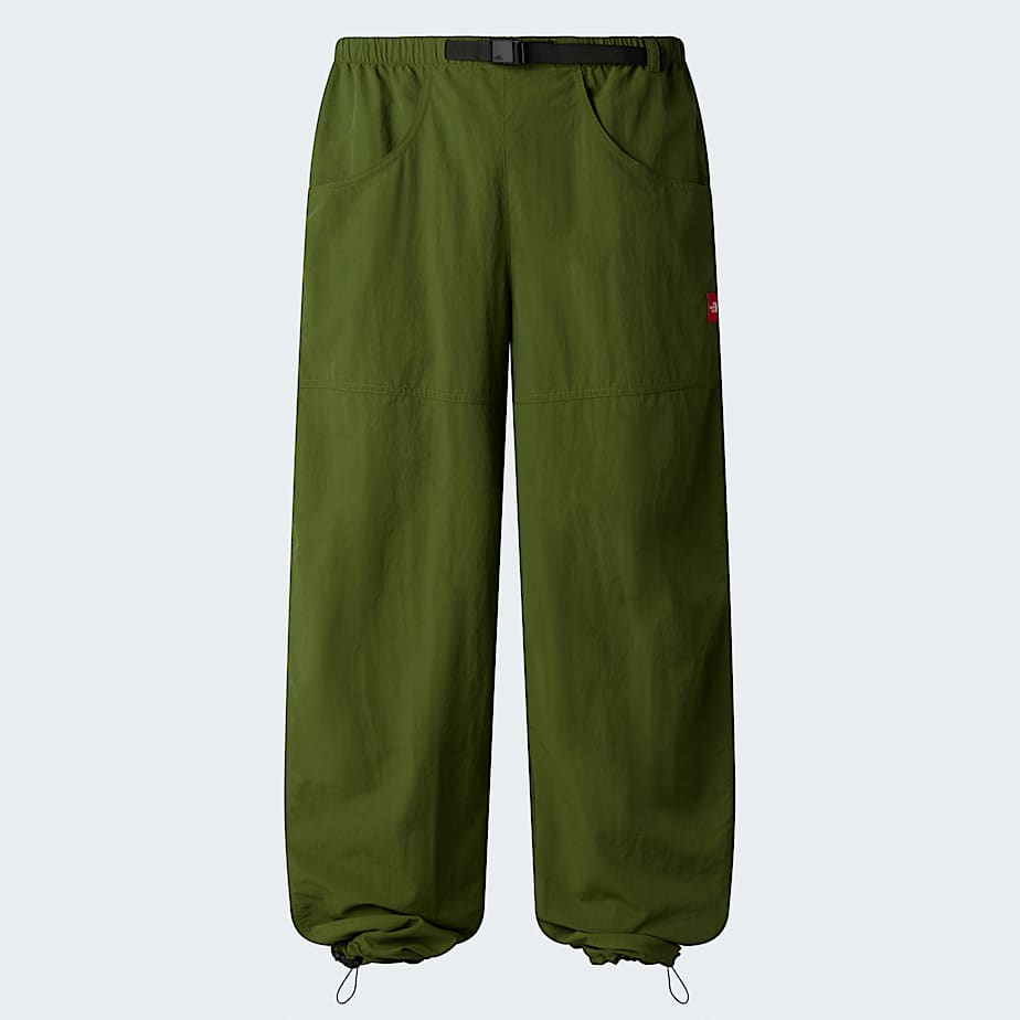 The North Face Unisex Red Box Nylon Belted Trousers Woodland Green
