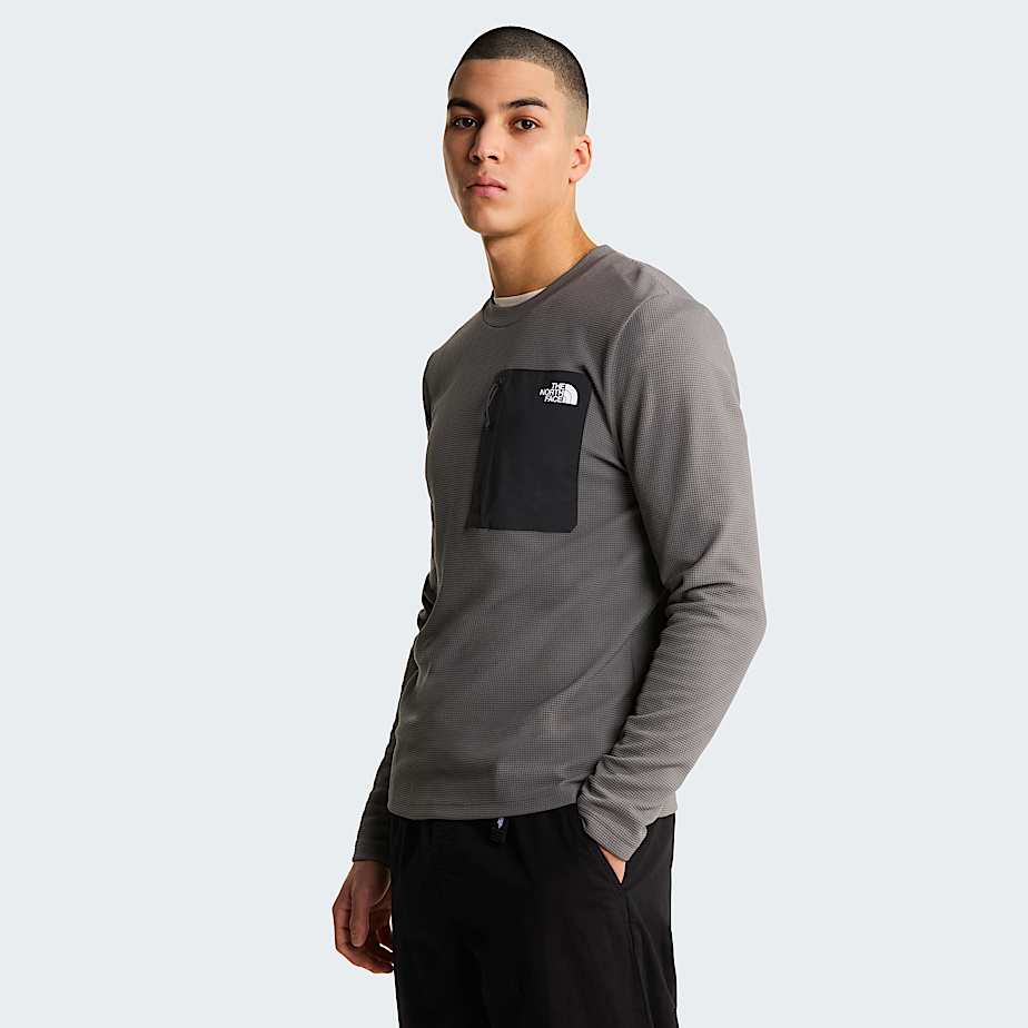 The North Face Men’s Kecha Sweatshirt Smoked Pearl-asphalt Grey
