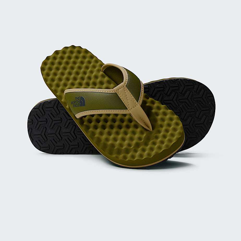 The North Face Menâ€™s Base Camp Ii Flip-flops Forest Olive-black Curr