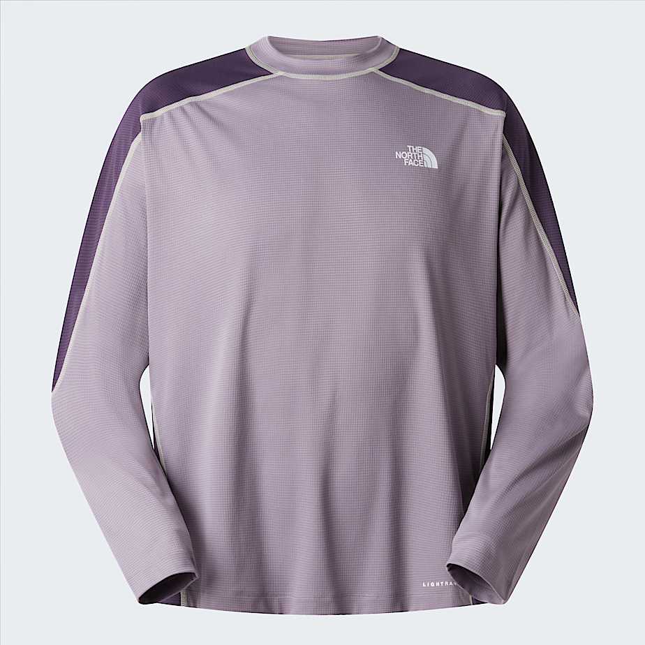 The North Face Unisex Nse Lightrange™ Long-sleeve T-shirt Transcendent Grey-endless Dusk