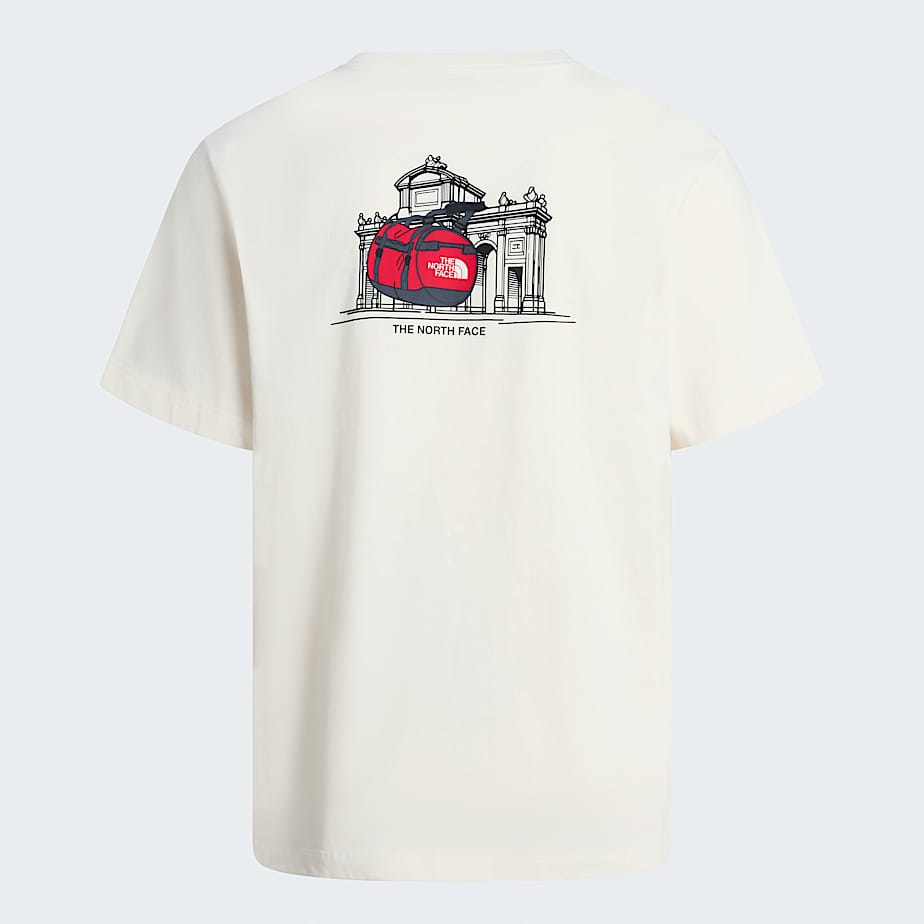 The North Face Unisex Country Spanien Relaxed T-Shirt White Dune-Tnf Red GrößE M Male-image