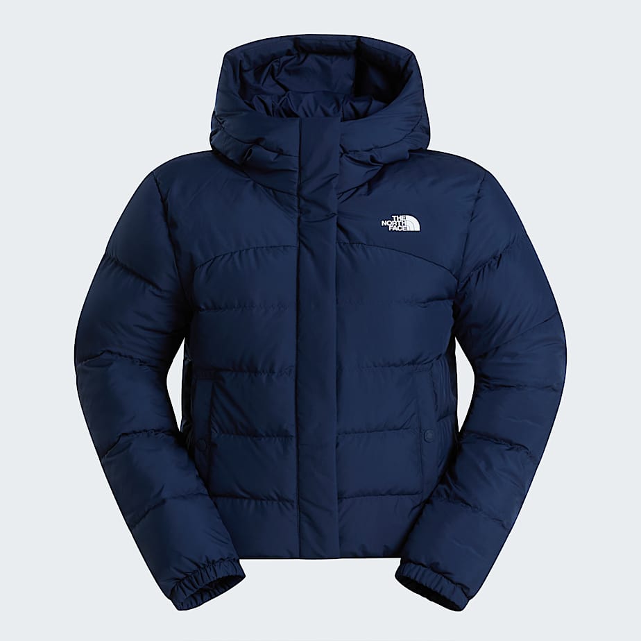 The North Face Women's Baltic Down Hooded Puffer Jacket Summit Navy
