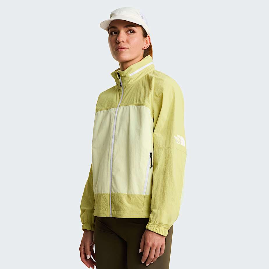 The North Face Women's Hike Utility Wind Jacket Lemon Mist-pear