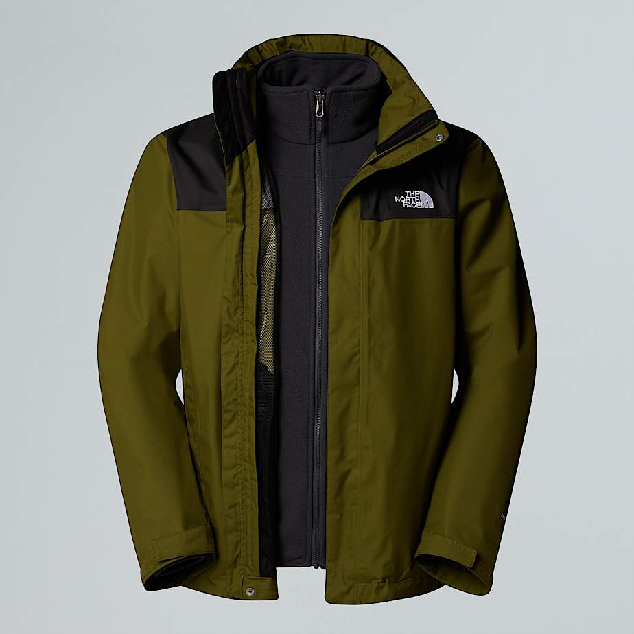 The North Face Chaqueta 3 En 1 Evolve Ii Triclimate® Para Hombre Forest Olive-asphalt Grey 