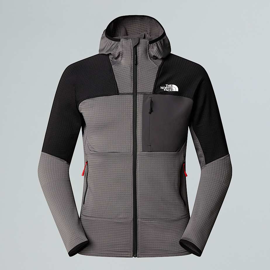 The North Face Stormgap Power Grid™ Kapuzenjacke Für Herren Smoked Pearl-tnf Black 