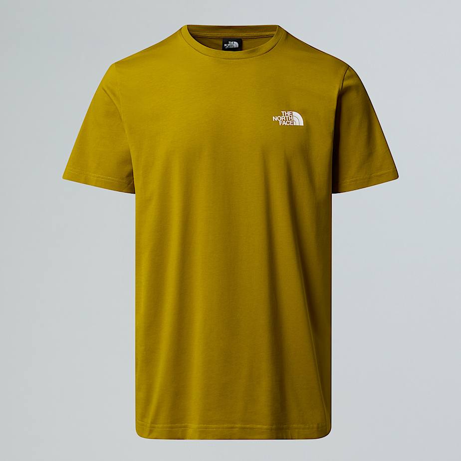The North Face Menâ€™s Simple Dome T-shirt Deep Dijon