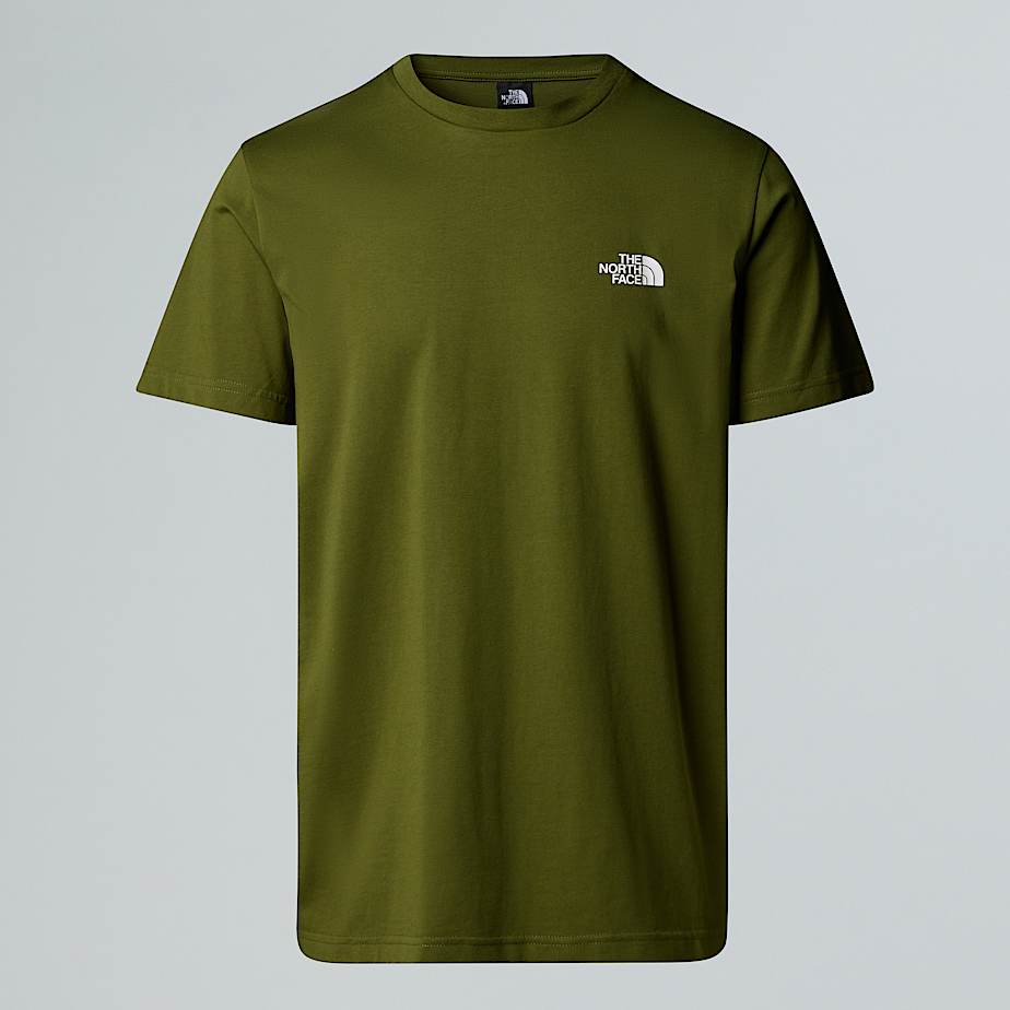 The North Face Menâ€™s Simple Dome T-shirt Woodland Green