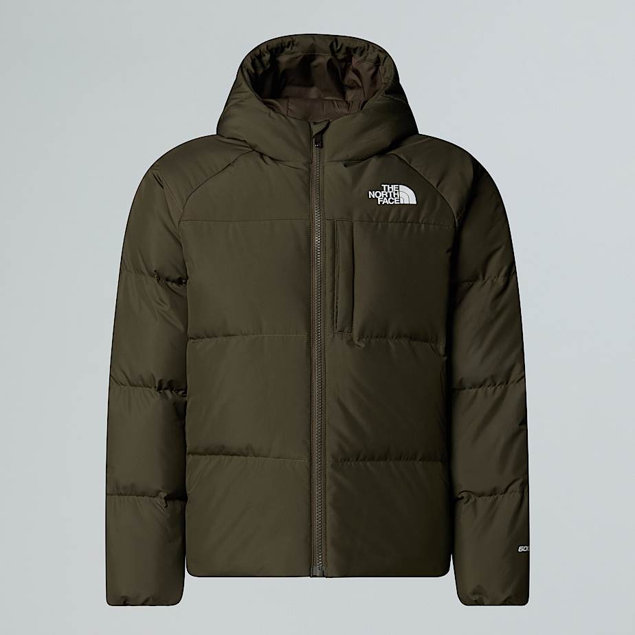 The North Face North Daunenjacke Mit Kapuze Für Jungen New Taupe Green 