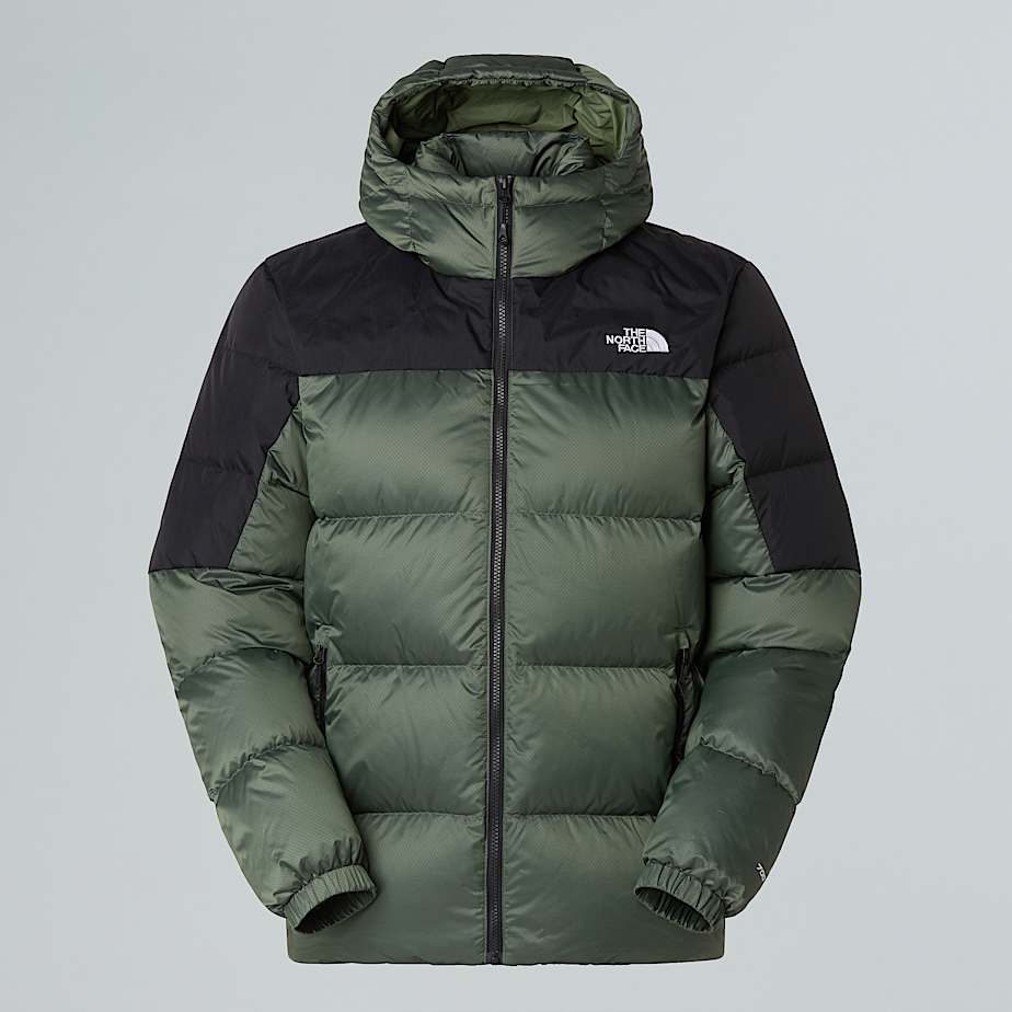 The North Face Men&rsquo;s Diablo Down 2.0 Hooded Jacket Bark Mist Black Heather-tnf Black Size XL male