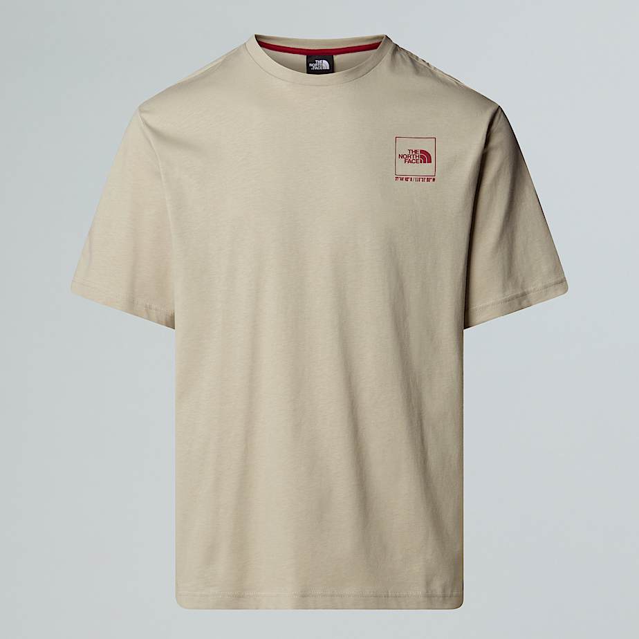 The North Face Coordinates T-shirt Für Herren Clay Grey 