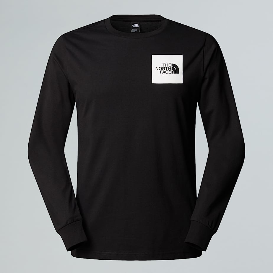 The North Face Fine Langarm-shirt Für Herren Tnf Black 