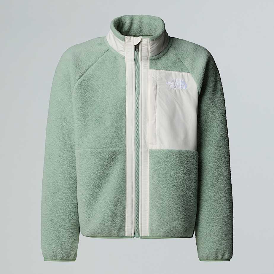 The North Face Chaqueta Polar Con Cremallera Integral Yumiori Para Niña Slate Moss-white Dune 