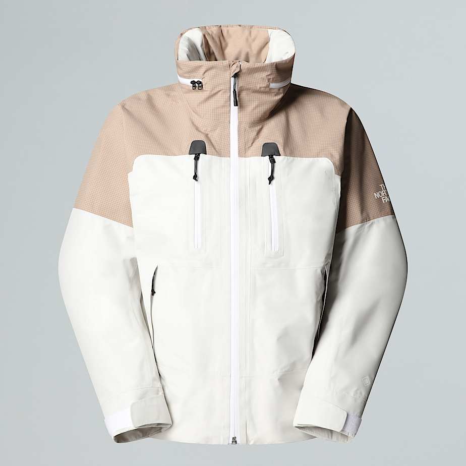 The North Face Chaqueta De Senderismo Gore-tex® Devils Thumb Para Mujer White Dune-mushroom Grey 