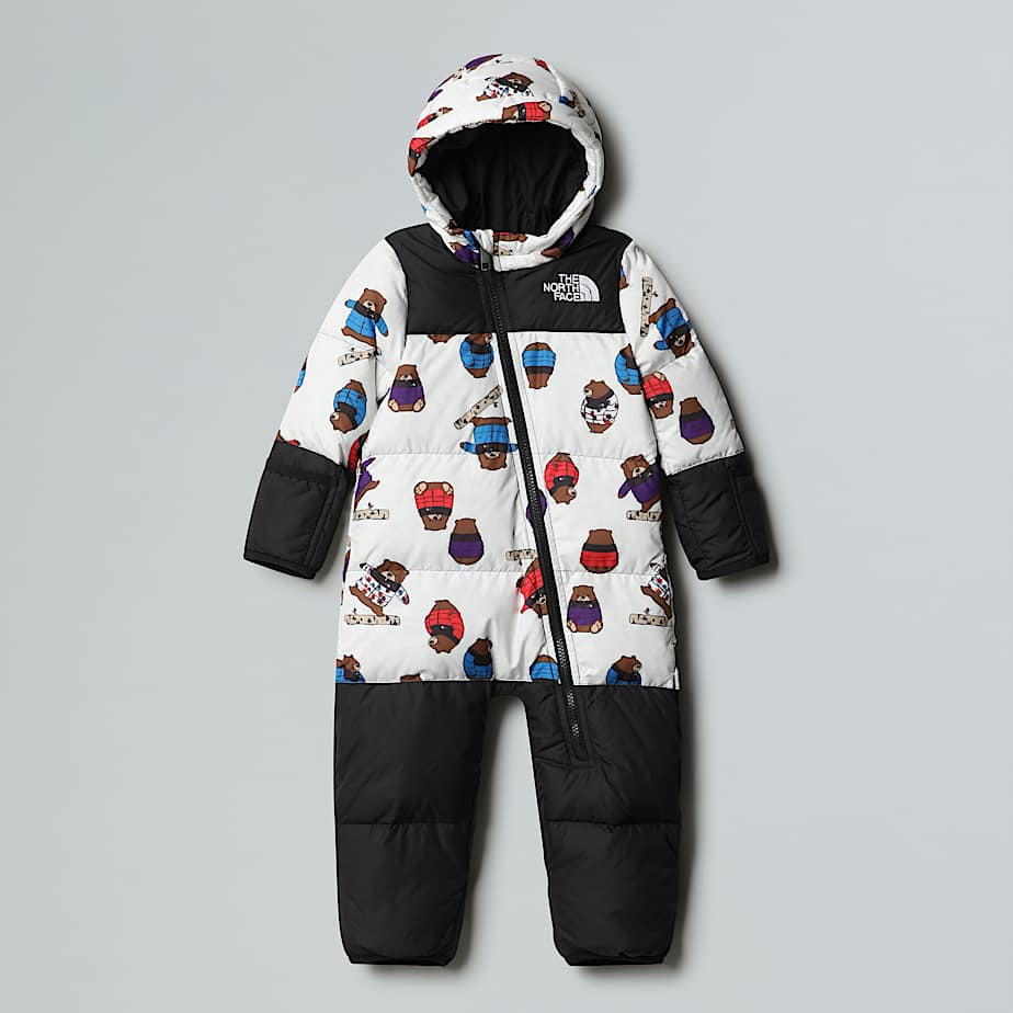 The North Face Buzo Estampado Nuptse Retro 1996 Para Bebé Tnf White - Nuptse Bear Print - 0