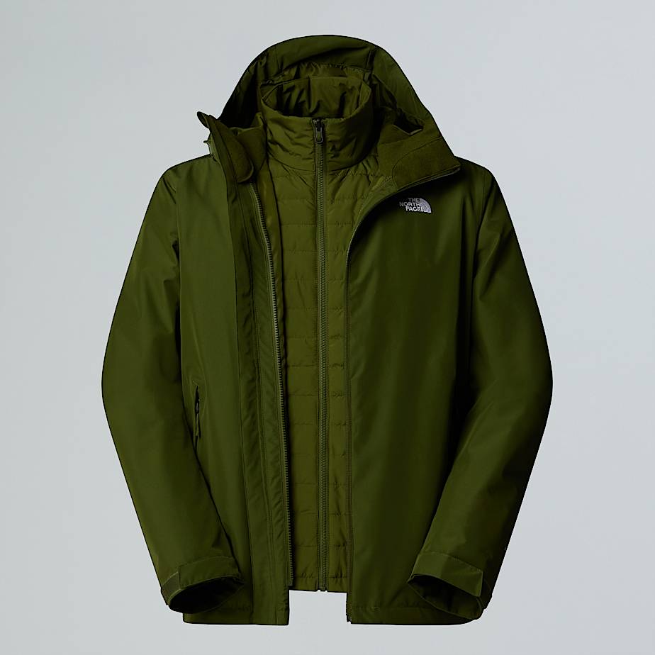 The North Face Chaqueta Con Capucha 3 En 1 Mono Triclimate Carto Para Hombre Woodland Green 