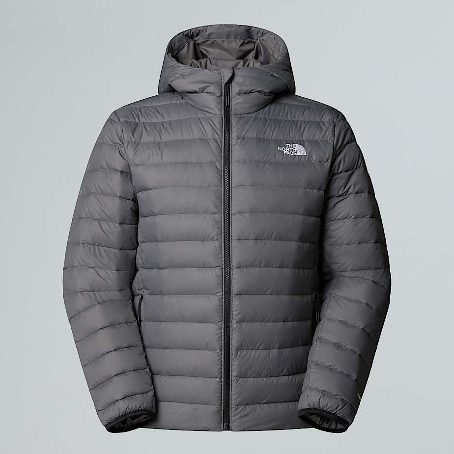 The North Face Classic Daunenjacke Mit Kapuze Für Herren Smoked Pearl 