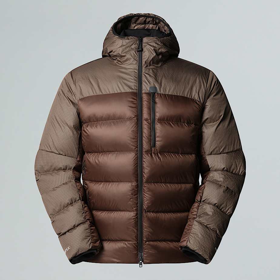 The North Face Men's Kalix Down Hooded Jacket Smokey Brown