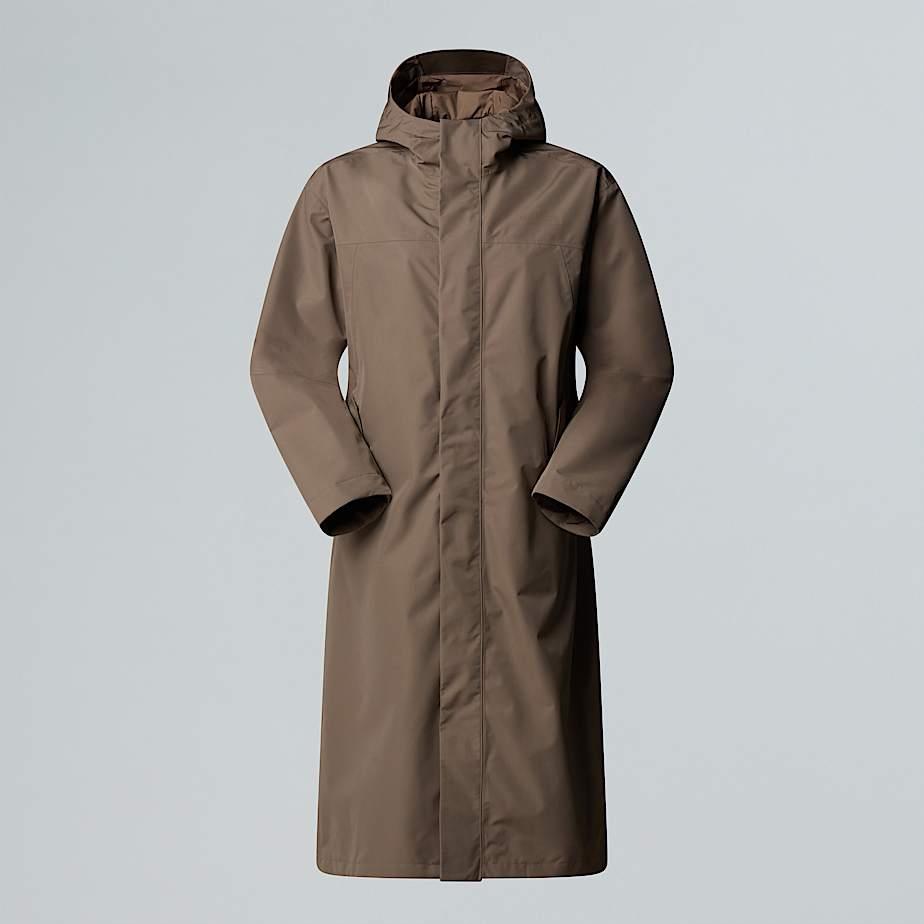 The North Face Women's Nukabira Rain Shell Parka Mocha Brown