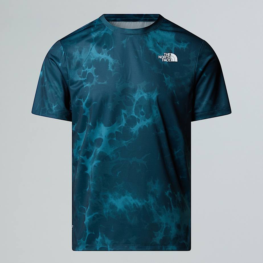 The North Face 24/7 T-shirt Mit Aufdruck Für Herren Deep Cypress Light Refractions Print 
