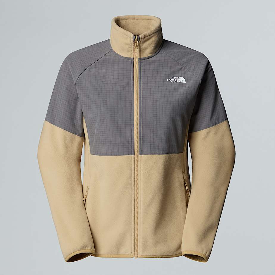 The North Face Women's Glacier Heavyweight Full-zip Fleece Khaki Stone-smoked Pearl