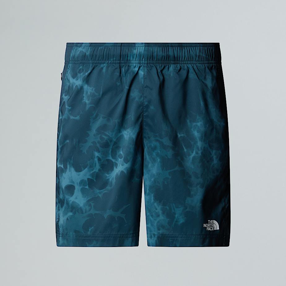 The North Face 24/7 7'‘ Shorts Mit Aufdruck Für Herren Deep Cypress Light Refractions Print 