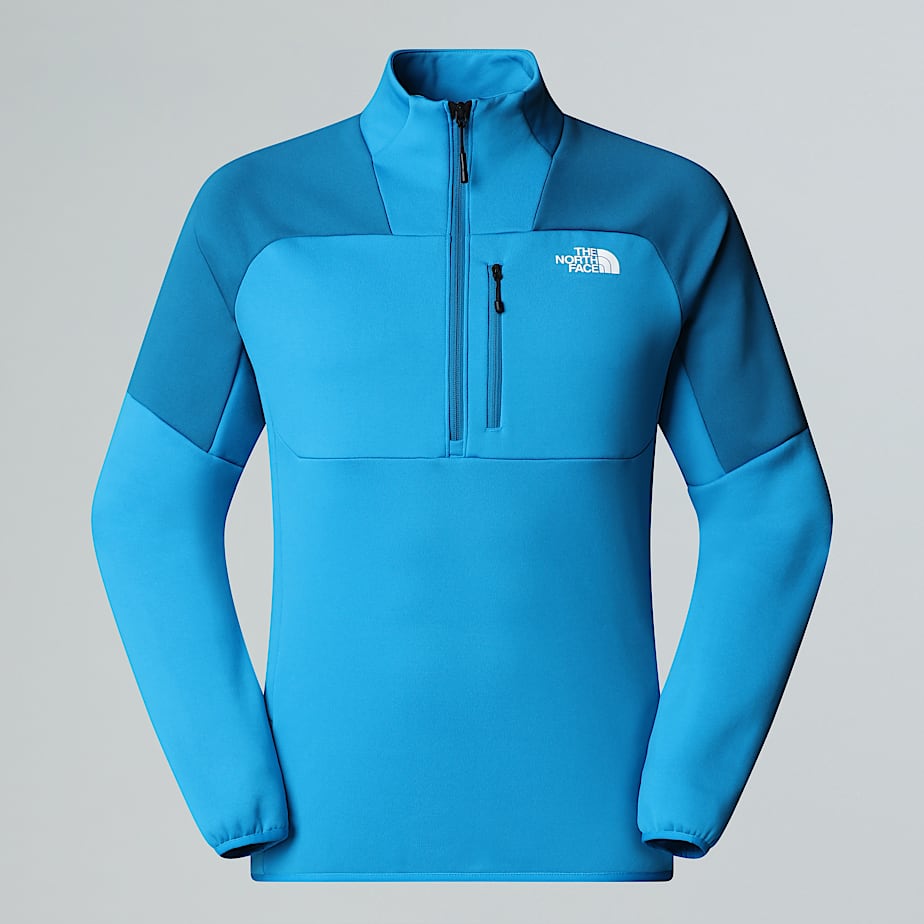 The North Face Meteora Fleece Mit 1/4-langem Rv Für Herren Skyline Blue-adriatic Blue 